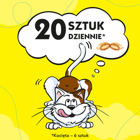 Dreamies zestaw Mega Pack 2x180g Przysmaki dla kota Ser + Kurczak