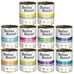 Dolina Noteci Premium Mix Smaków 10x800g Mokra Karma Dla Psa Drób Dziczyzna Ryby Jagnięcina