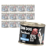 John Dog Pure Black Beef Puppies 12x200g Mokra Karma Dla Szczeniąt Z Wołowiną