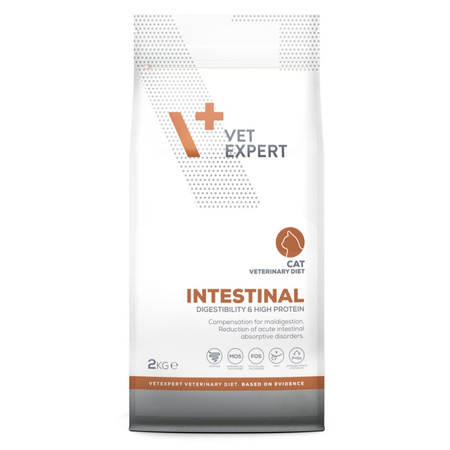 Sucha Karma Weterynaryjna Dla Kota Vet Expert Intestinal Z Drobiem 2kg Zaburzenia Trawienia