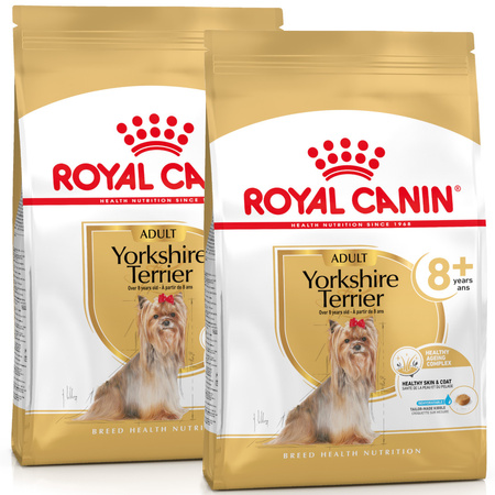 ROYAL CANIN Adult 8+ Yorkshire Terrier Sucha Karma Dla Yorka Seniora 2x500g