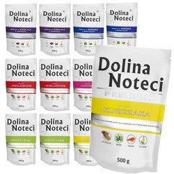 Dolina Noteci Premium Mix 6 Smaków Saszetki 12x500g Mokra Karma Dla Psa