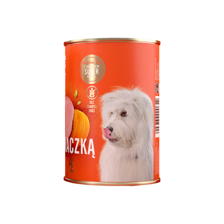 JOHN DOG Karma Mokra Dla Psa Pumpkin Line Indyk z Kaczką i Dynią 400g