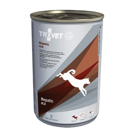 Trovet Hepatic HLD 400g Mokra Karma Z Kurczakiem Dla Psa Z Chorą Wątrobą Trzustką I Problemami Trawiennymi