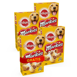 Przysmak Pedigree Markies 4x500g kruche ciasteczka z kością szpikową