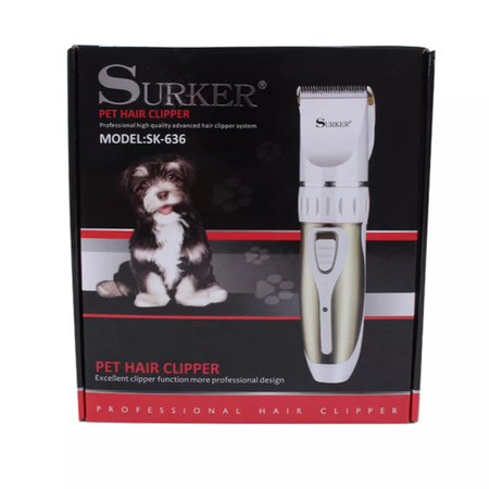 Surker Bezprzewodowa Maszynka Do Strzyżenia Krótkich I Długich Włosów Dla Psów I Kotów