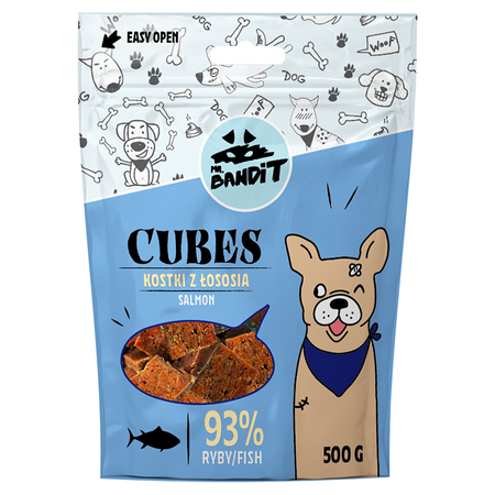 Przysmak Dla Psa Mr.Bandit Cubes Kostki Z Łososia 500g