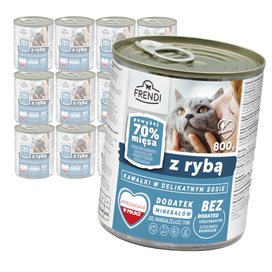 Frendi Kawałki w Delikatnym Sosie z Rybą