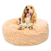 Legowisko Dla Psa I Kota Pluszowe S 50cm Ciepłe Beżowe