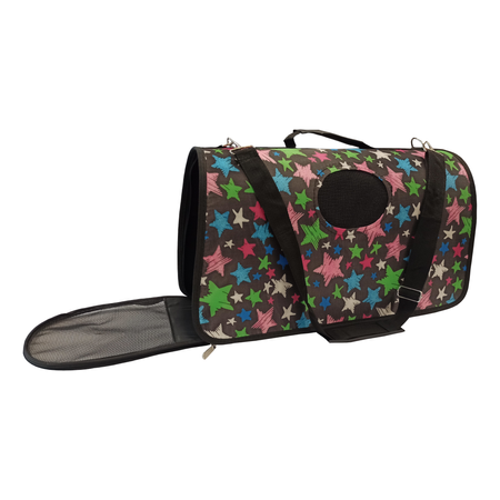 Transporter Torba Podróżna Dla Psa Kota Królika Składana Wzór Gwiazdki Rozmiar L