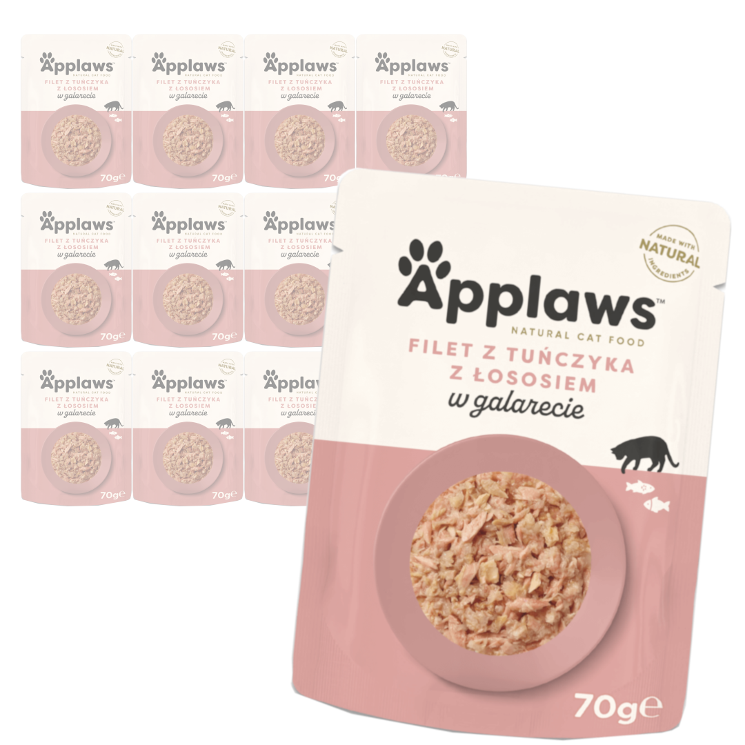 Applaws Cat Mokra Karma Dla Kota 70g Filet z Tuńczyka z Łososiem w Galaretce