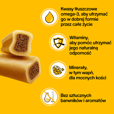 PEDIGREE Jumbone Medium 90g smaczny gryzak z wołowiną dla średniego psa