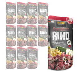 Belcando Finest Selection Mokra Karma Dla Psa Wołowina z Kluskami i Cukinią 12x125g