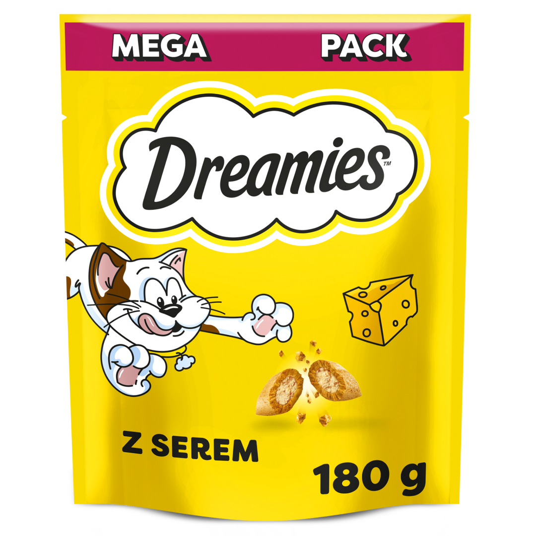 Dreamies Mega Pack Przysmaki dla kota Z Serem I Kurczakiem