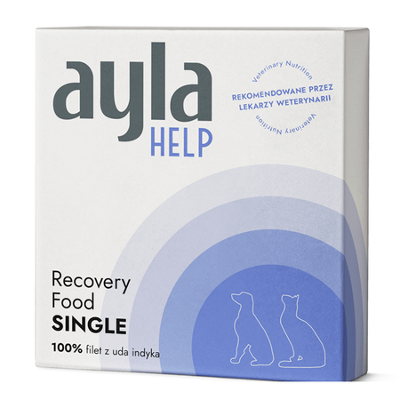 Ayla Help Recovery Food Single 38g Liofilizowany Przysmak Dla Psów I Kotów Filet Z Uda Indyka