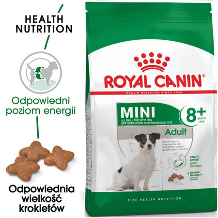 Royal Canin Adult 8+ Mini Sucha Karma Dla Psa Opakowanie 8kg