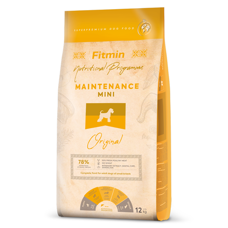 Fitmin Mini Maintenance z Drobiem 12kg Sucha Karma Dla Psów Małych Ras