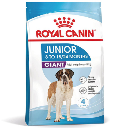 Royal Canin SHN Giant Junior 15kg Karma Sucha Dla Szczeniąt Od 8 Do 18/24 Miesiąca Życia Ras Olbrzymich