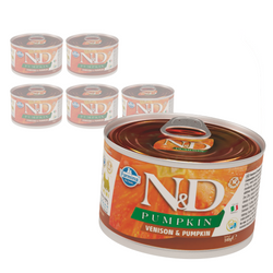 Farmina N&D Dog Venison Pumpkin 6x140g Mokra Karma dla Psa Jeleń i Dynia