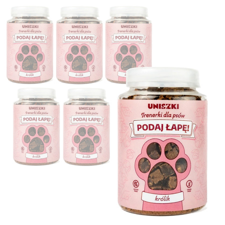 Uniszki Trenerki Królik 6x150g Przysmak Treningowy Dla Psa