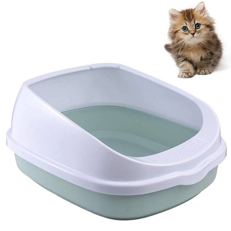 KUWETA DLA KOTA OTWARTA Z RAMKĄ NA ŻWIREK 48x40x21cm