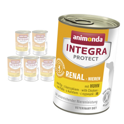 Animonda Integra Protect Nieren 6x400g Mokra Karma z Kurczakiem Dla Psów z Niewydolnością Nerek