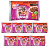 Whiskas Junior wybór dań mięsnych w sosie 32x100g Saszetki Smaki Mięsne 3200g