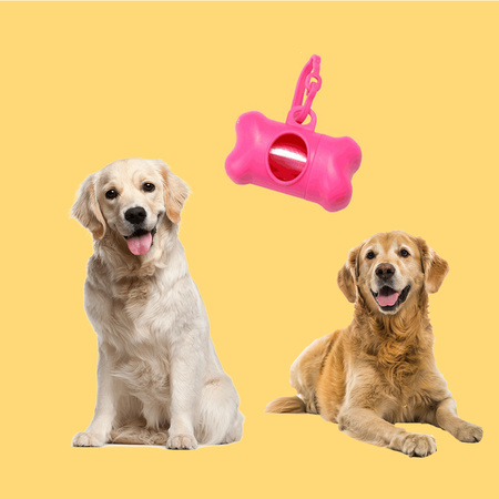 Dispenser na worki na psie odchody 8x4.5 cm, dozownik na worki dla psa