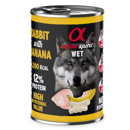 Alpha Spirit Mix 3 Smaków 24x400g Bezzbożowa Mokra Karma Dla Psa