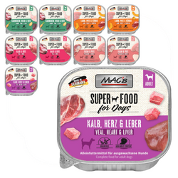 MAC's Dog Bezzbożowa Mokra Karma Dla Psa Tacka 10x150g Mix Smaków