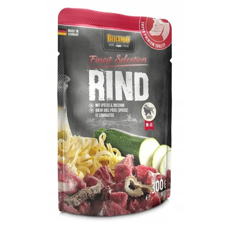 Belcando Finest Selection Mokra Karma Dla Psa Wołowina z Kluskami i Cukinią 12x300g