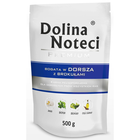 Dolina Noteci Premium Mix 6 Smaków Saszetki 12x500g Mokra Karma Dla Psa