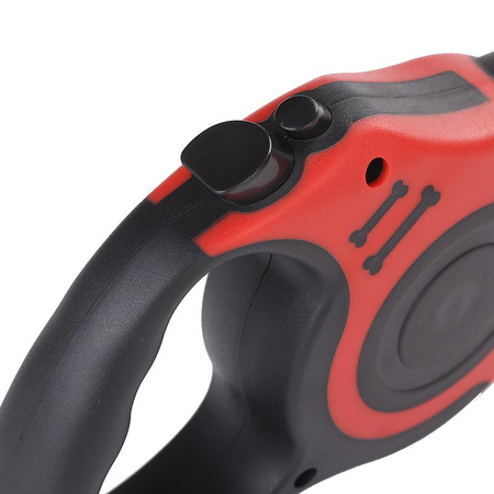 Smycz automatyczna Różowy, Długość 3m, Dla Psów Psa Kota Do 15kg