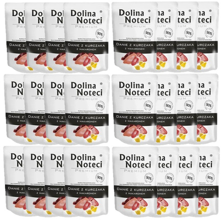 Dolina Noteci Premium Danie Z Kurczaka Z Makaronem 24x100g Mokra Karma Dla Psa