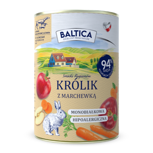Baltica Monoprotein Królik Mokra Karma Dla Psa