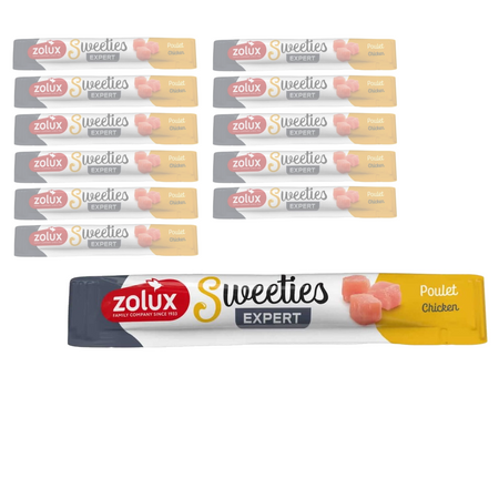 Zolux Sweeties Przysmak Kremowy Dla Kota Z Kurczakiem 12x14g