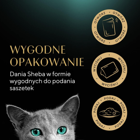 Sheba Selection Select Slices Drobiowe Smaki i Nature’s Collection Wybór Smaków 80x85g Mokra Karma Dla Kota w Sosie