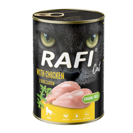 Rafi Cat Adult 6x400g Bezzbożowa Mokra Karma Dla Kota Mix 5 Smaków
