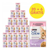 Purina Cat Chow Sensitive 26x85g (20+6 GRATIS) Mokra Karma Dla Kota z  Łososiem i Cukinią w Sosie