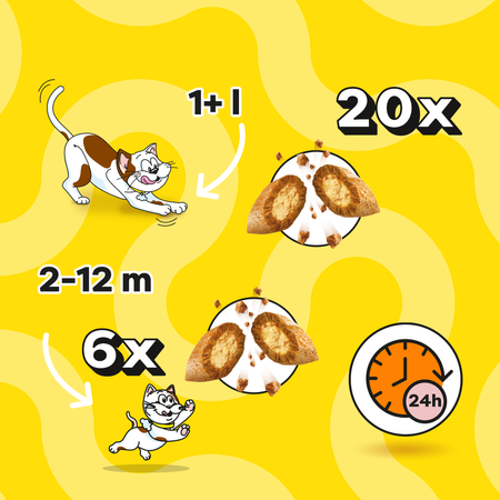 Dreamies Mega Pack 4x180g Przysmak Dla Kota z Nutą Kocimiętki