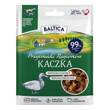 Baltica Naturalny Hipoalergiczny Przysmak Treningowy Dla Psa Półmiękki z Kaczki 30g