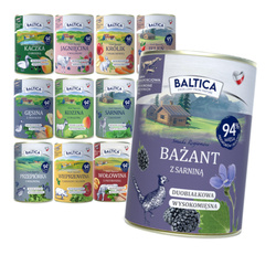 Baltica Mix 12 Smaków 12x400g Bezzbożowa Mokra Karma Dla Psa