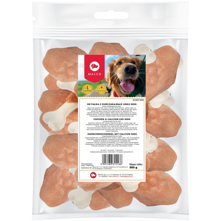 MACED MIĘKKI PRZYSMAK DLA PSA PAŁKA Z KURCZAKA MAŁE UDKO 500g