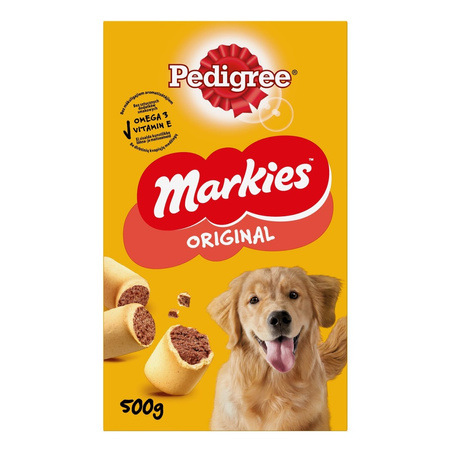 Pedigree Markies 2x500g Przysmak Dla Psa Kruche Ciasteczka Z Kością Szpikową