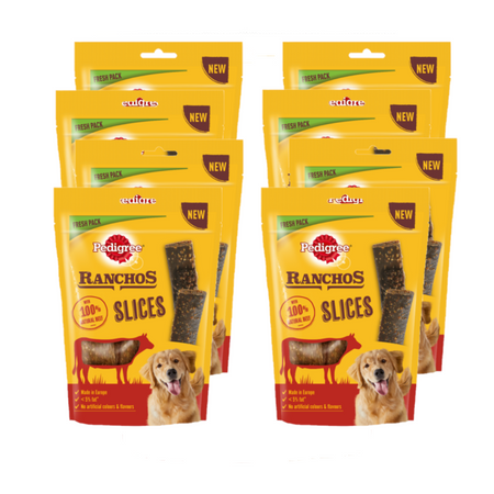 Pedigree Ranchos Slices 8x60g Przysmaki Dla Psa Z Wołowiną