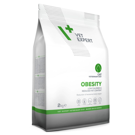 Vet Expert Obesity Sucha Karma Dietetyczna Dla Kota Z Drobiem 2kg Redukcja Masy Ciała