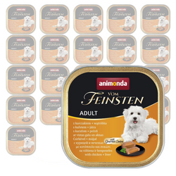 Animonda Vom Feisten Mokra Karma Dla Psa 22x150g Z Kurczakiem I Wątróbką