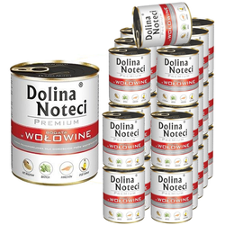 Dolina Noteci Premium Bogata W Wołowinę Puszka 30x800g Mokra Karma Dla Psa