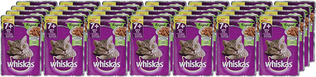 WHISKAS 7+ Potrawka Jagnięcina w Galaretce 28*85 g Saszetki Karma mokra dla kota 7+