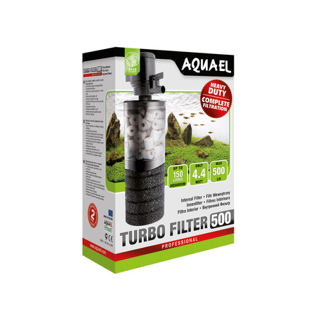 FILTR AQUAEL TURBO 500 (N) - Kompletna Filtracja i Napowietrzanie Wody w Akwariach
